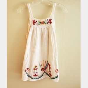 OP embroidered tank top